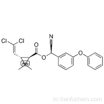 시클로 프로판 카르 복실 산, 3- (2,2- 디클로로에 테닐) -2,2- 디메틸 -, (57187399, S) - 시아 노 (3- 페녹시 페닐) 메틸 에스테르, (57187400,1R, 3R) - CAS 65731-84-2